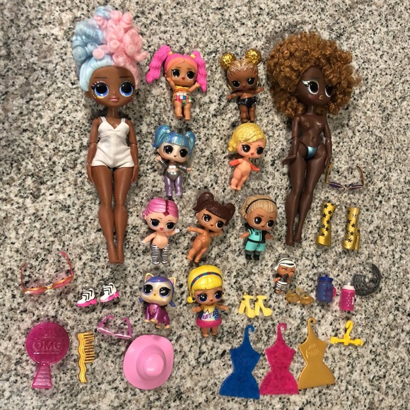 LOL OMG Surprise (Lot Of 32) Dolls & Accessories - Picture 7 of 12